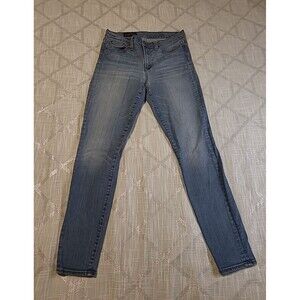 J. Crew High Rise Skinny Jeans Womens Size 29 Blue Stretch Pockets